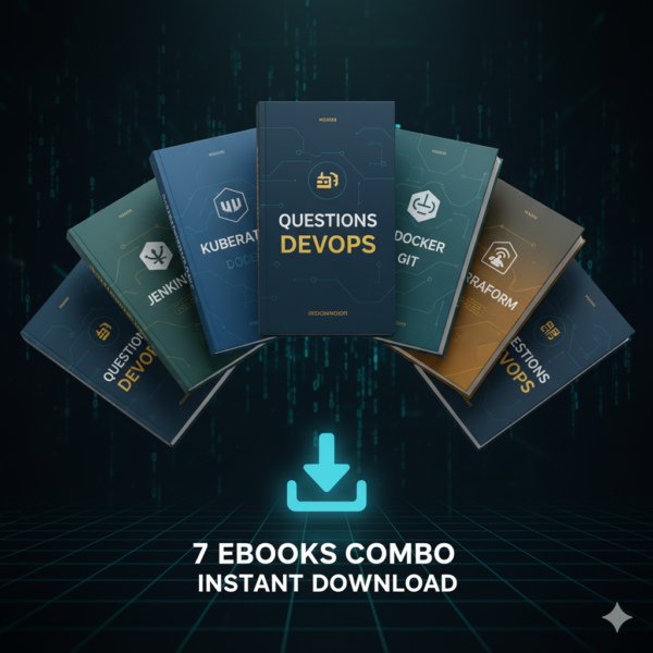 Devops Interview Questions with 6 Ebooks Combo - Practical guide